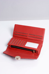 Duży Damski Czerwony Portfel