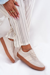 Sneakersy Damskie Big Star RR274806 Beżowe