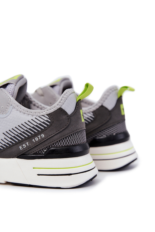 Męskie Sportowe Buty Memory Foam Big Star JJ174291 Szare
