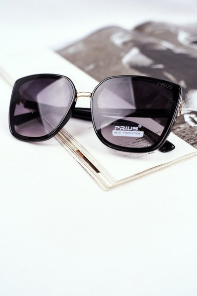 Okulary Przeciwsłoneczne Prius PR-V14 Czarne Szkła