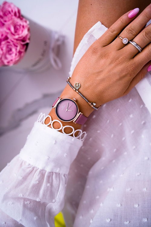 Damski Zegarek Giorgio & Dario Różowy Donara