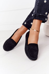 Damskie Zamszowe Mokasyny Big Star HH274662 Czarne