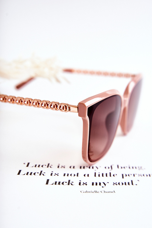 Damskie Okulary Przeciwsłoneczne V130035 Różowe