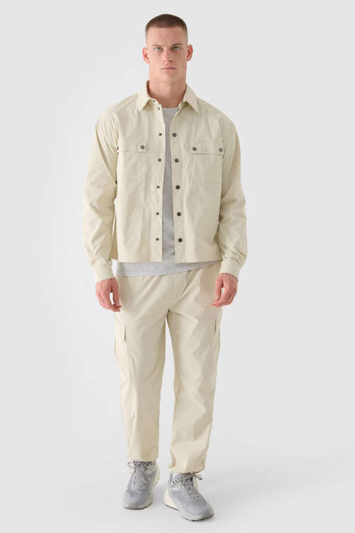 Koszulka Męska Gładka Z Logo 4F 4FWMM00TTSHM1843-27M Jasnoszara