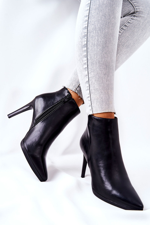 Botki Damskie Na Szpilce Sergio Leone BT501