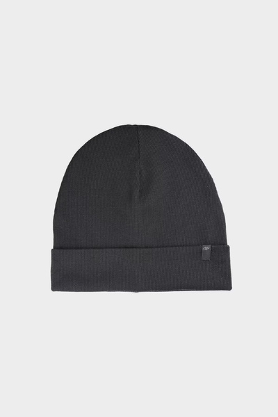 Czapka Dziecięca Beanie 4F 4FJWAW24ACAPU448-21S Czarna