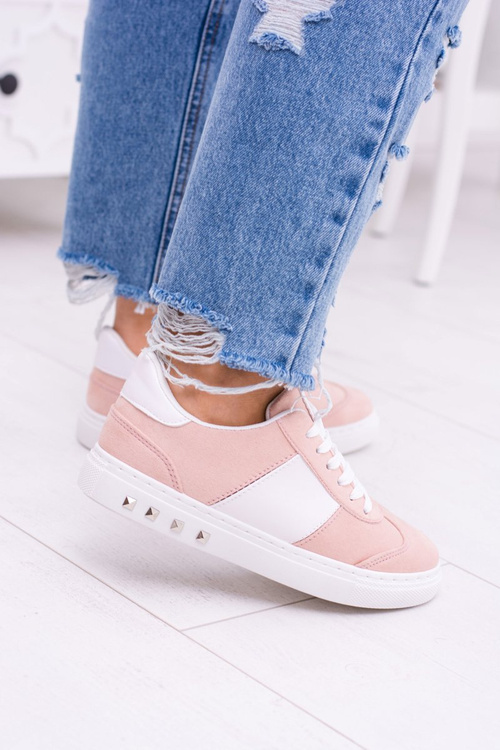 Różowe Trampki Tenisówki Bati