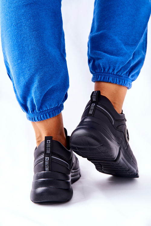 Sportowe Buty Na Platformie Big Star II274313 Czarne