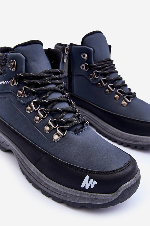 Buty Trekkingowe Męskie Ocieplane Granatowe Westtide