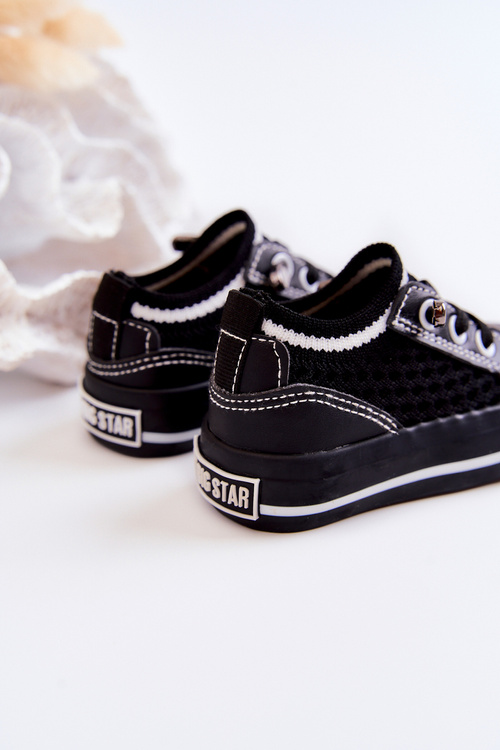 Dziecięce Wsuwane Trampki Big Star JJ374396 Czarne