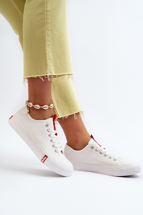 Niskie Trampki Damskie Lee Cooper LCW-24-31-2239 Białe