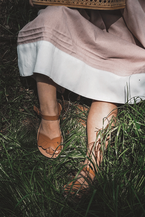 Klasyczne Dziecięce Sandały Brązowe Izzy