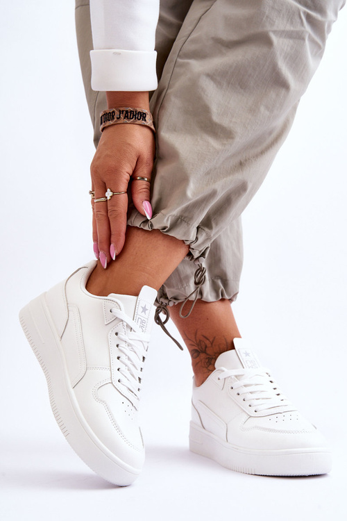 Damskie Klasyczne Sportowe Buty Białe Juliano