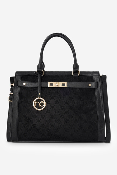 Duża Klasyczna Torebka Nobo R1710-C020 Czarna