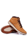 Męskie Trzewiki Skórzane Trekkingi Big Star Camel GG174491
