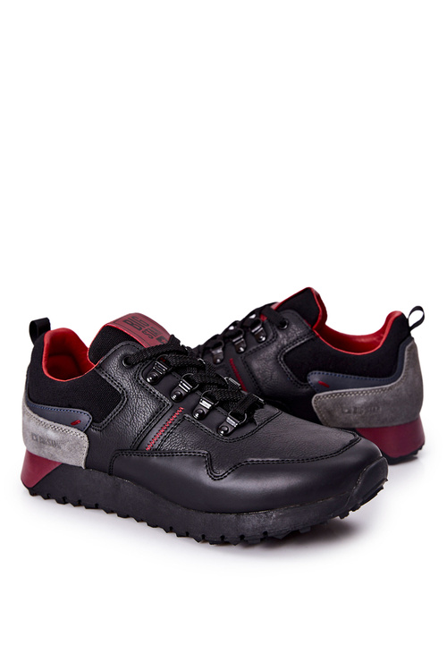 Buty Sportowe Męskie Memory Foam Big Star II174090 Czarne