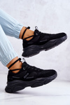 Damskie Sneakersy Buty Sportowe Big Star JJ274578 Czarne