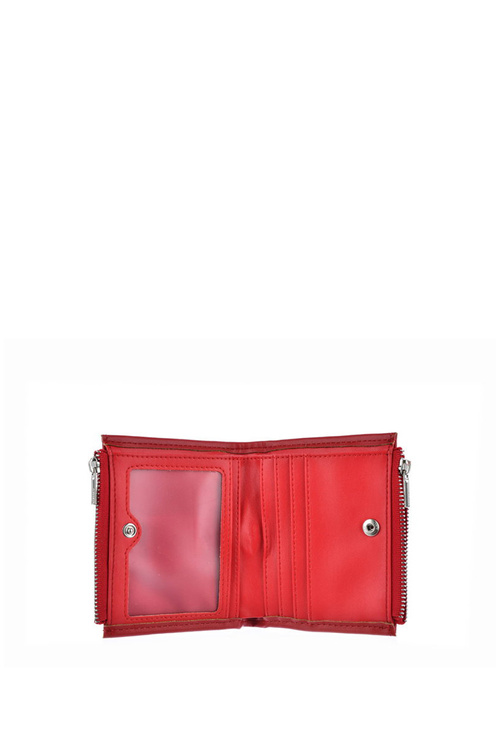 Mały Portfel Na Suwak Big Star JJ674059 Czerwony