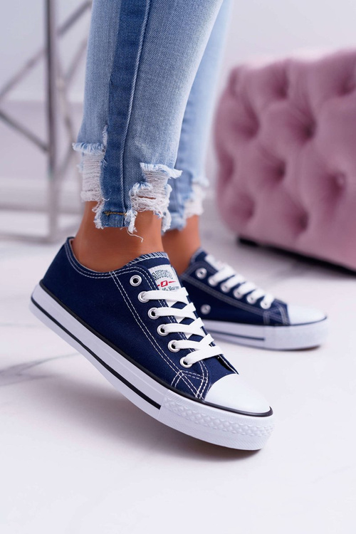 Trampki Damskie Niskie Smith's Granatowe