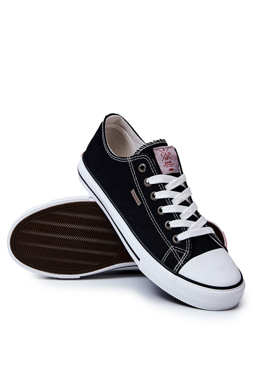 Męskie Klasyczne Trampki Cross Jeans JJ1R4003C Czarne