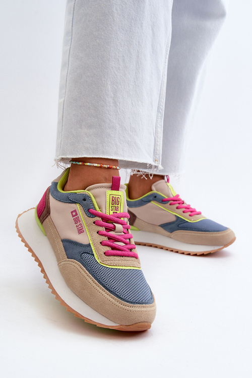 Sneakersy Damskie Memory Foam System Big Star NN274692 Multikolor