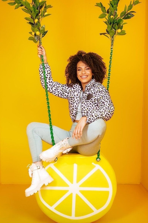 Botki Workery Na Platformie z Nerką Różowe Saturday