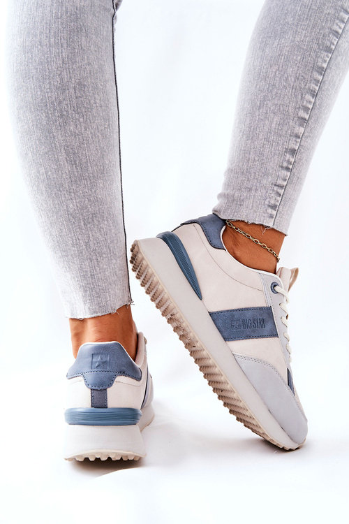 Sportowe Buty Memory Foam Big Star II274397 Szaro-Niebieskie