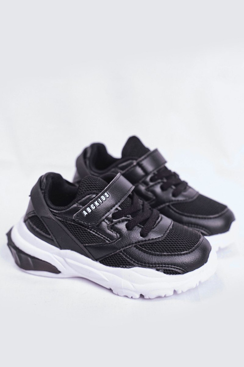 Sportowe Buty Dziecięce Młodzieżowe Czarne ABCKIDS B933204077