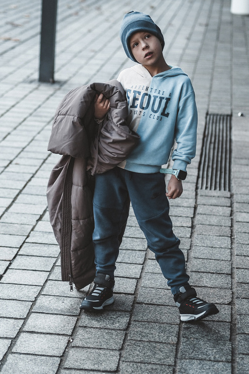 Trapery Dziecięce Memory Foam Czarne Big Star KK374121