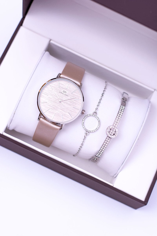 Zestaw Giorgio Dario Złoty Zegarek Dwie Bransolety