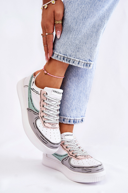 Damskie Niskie Buty Sportowe Multikolor Solveig