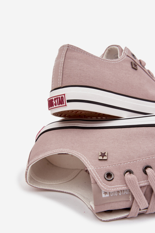 Trampki Męskie Niskie Materiałowe Big Star DD174501 Szare