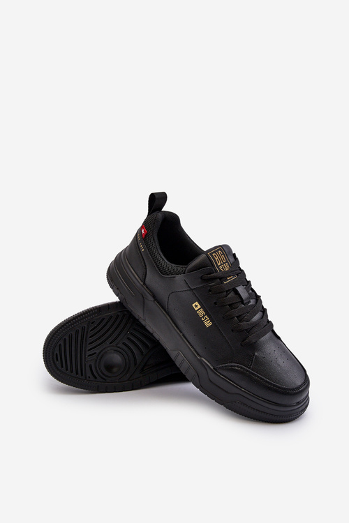 Sneakersy Męskie Memory Foam System Big Star NN174148 Czarne