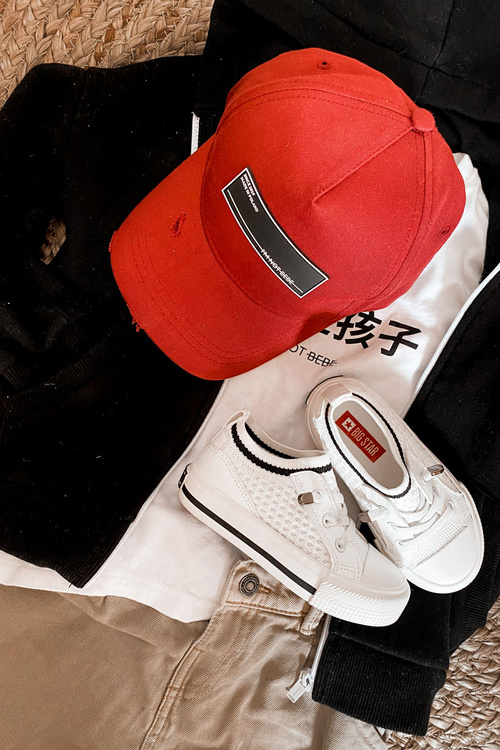 Dziecięce Wsuwane Trampki Big Star JJ374391 Białe