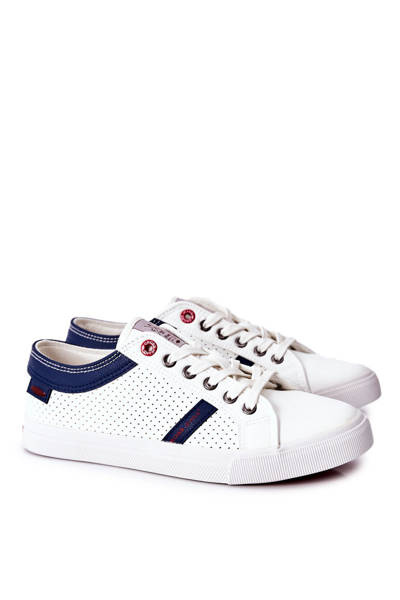 Męskie Trampki Cross Jeans II1R4005C Białe