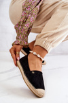 Damskie Zamszowe Espadryle Czarne Joaquin