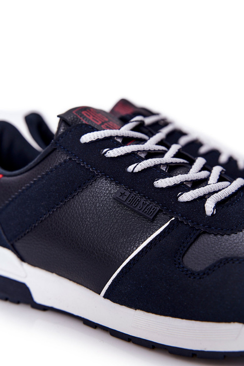 Sportowe Męskie Buty Memory Foam Big Star II174083 Granatowe