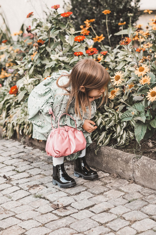 Dziecięce Lakierowane Ocieplane Botki Czarne Porky