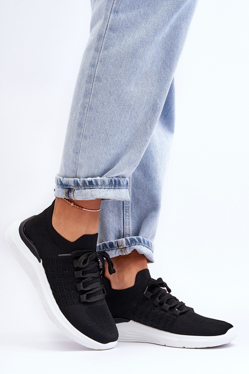 Klasyczne Damskie Buty Sportowe Czarne Nikilla