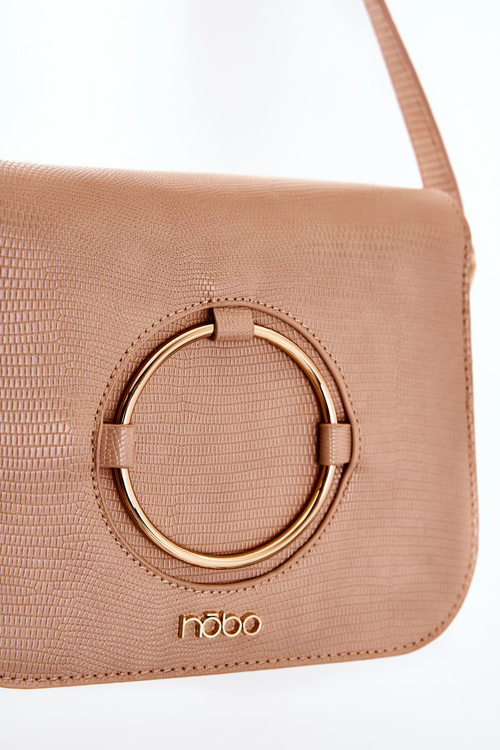 Torebka Listonoszka Wężowa NOBO M0820-C015 Beżowa