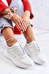 Klasyczne Damskie Sneakersy Białe Carly