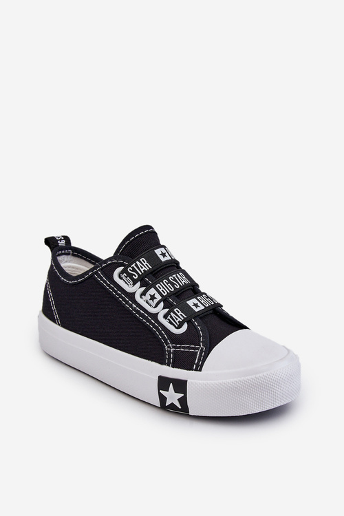Dziecięce Trampki Wsuwane Big Star LL374006 Czarne