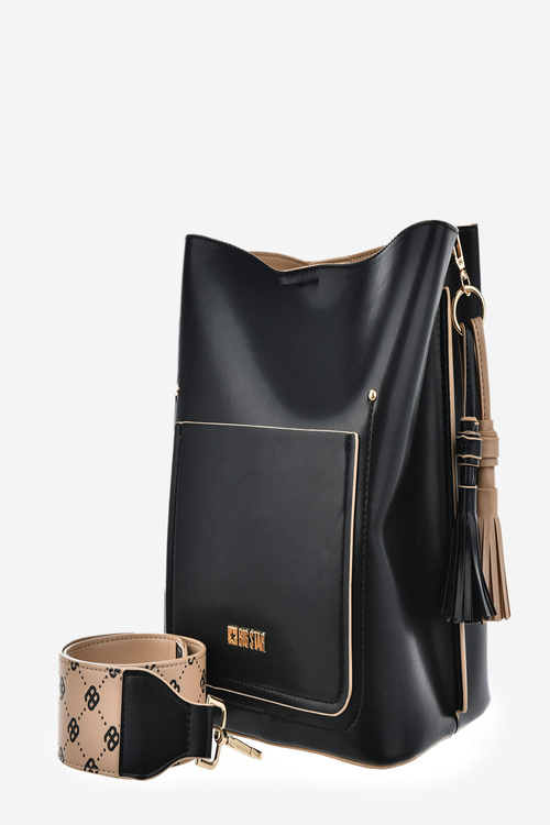 Damska Torebka Z Eko Skóry Big Star OO574138 Czarna