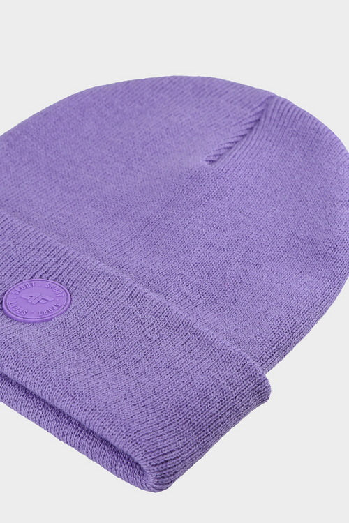 Dziecięca Czapka Zimowa 4F 4FJWAW24ACAPU444-52S Fioletowa