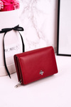 Mały Portfel Damski Podkówka MILANO Czerwony