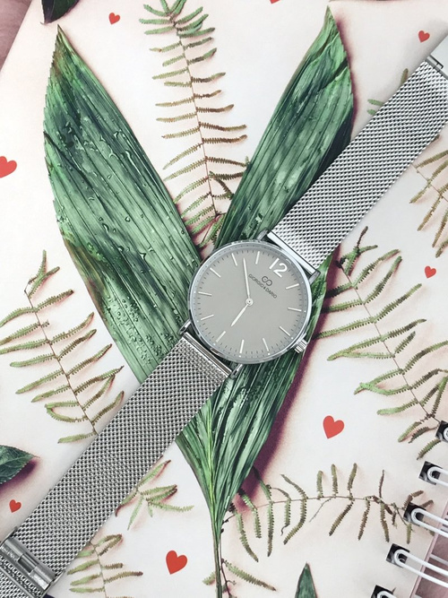 Damski Zegarek Giorgio & Dario Rene Srebrny