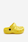 Piankowe Dziecięce Klapki Żółte Percy