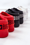 Damskie Ocieplane Sportowe Buty Big Star EE274354 Czerwone
