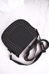 Torebka Damska Listonoszka MONNARI BAG4250-020 Czarna Zamsz