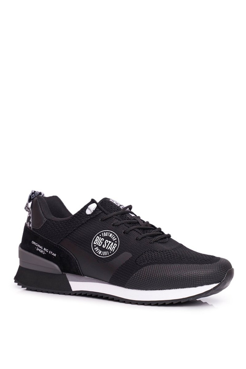 Sportowe Męskie Buty Big Star Czarne FF174206